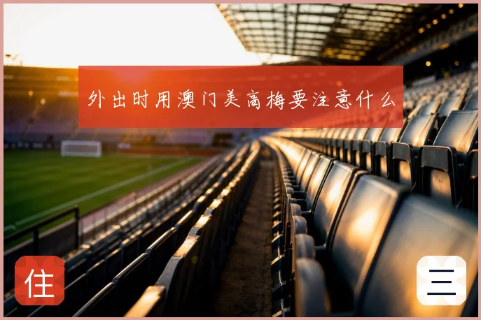 外出时用澳门美高梅要注意什么